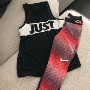 Nike athletic set
